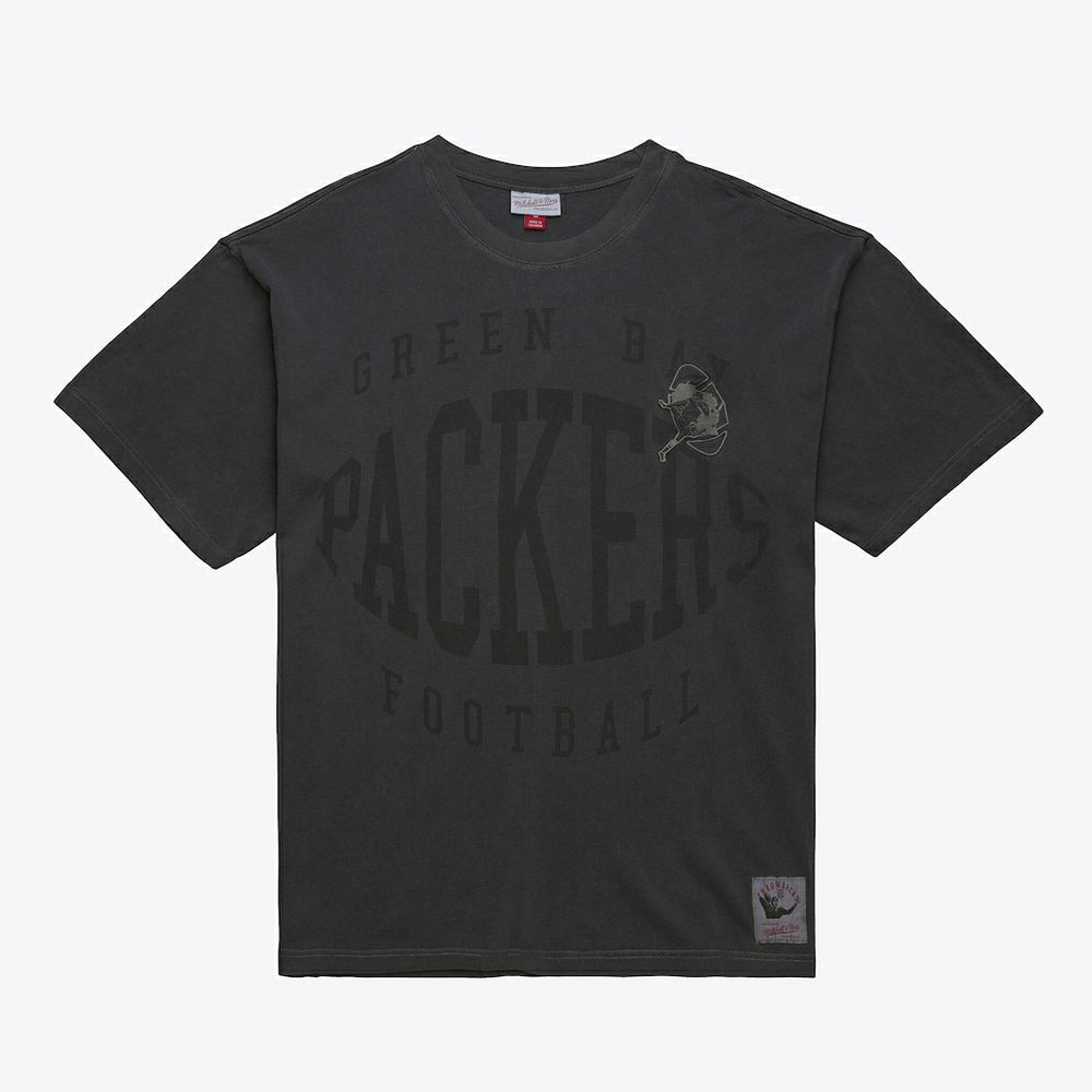 Green Bay Packers Downtown Collection Premium Vintage Logo T-Shirt Black