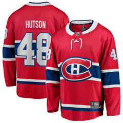 NHL Lane Hutson Montreal Canadiens Fanatics Home Breakaway Jersey - Red