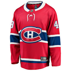NHL Lane Hutson Montreal Canadiens Fanatics Home Breakaway Jersey - Red