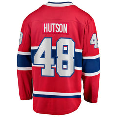 NHL Lane Hutson Montreal Canadiens Fanatics Home Breakaway Jersey - Red