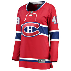 NHL Lane Hutson Montreal Canadiens Fanatics Women's Home Breakaway Player Jersey - Red