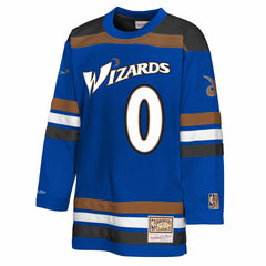 NBA Gilbert Arenas Washington Wizards Youth Maxxed Out 2.0 Fashion Hockey Jersey - Blue
