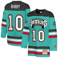 NBA Mike Bibby Memphis Grizzlies Youth Maxxed Out 2.0 Fashion Hockey Jersey - Turquoise