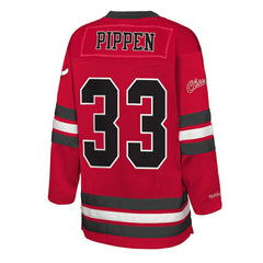 NBA Scottie Pippen Chicago Bulls Youth Maxxed Out 2.0 Fashion Hockey Jersey sale - Red