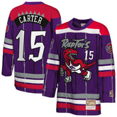 NBA Vince Carter Toronto Raptors Youth Maxxed Out 2.0 Fashion Hockey Jersey - Purple