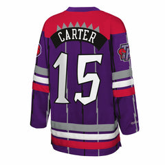 NBA Vince Carter Toronto Raptors Youth Maxxed Out 2.0 Fashion Hockey Jersey - Purple