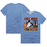 Shai Gilgeous-Alexander Oklahoma City Thunder Homage Unisex NBA Jam Tri-Blend T-Shirt Light Blue