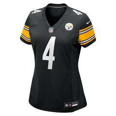 NFL DK Metcalf Pittsburgh Steelers Women's Team Game Jersey - Black