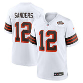 NFL Shedeur Sanders Cleveland Browns 2025 NFL Draft 2nd Alternate Game Jersey - White