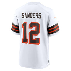 NFL Shedeur Sanders Cleveland Browns 2025 NFL Draft 2nd Alternate Game Jersey - White