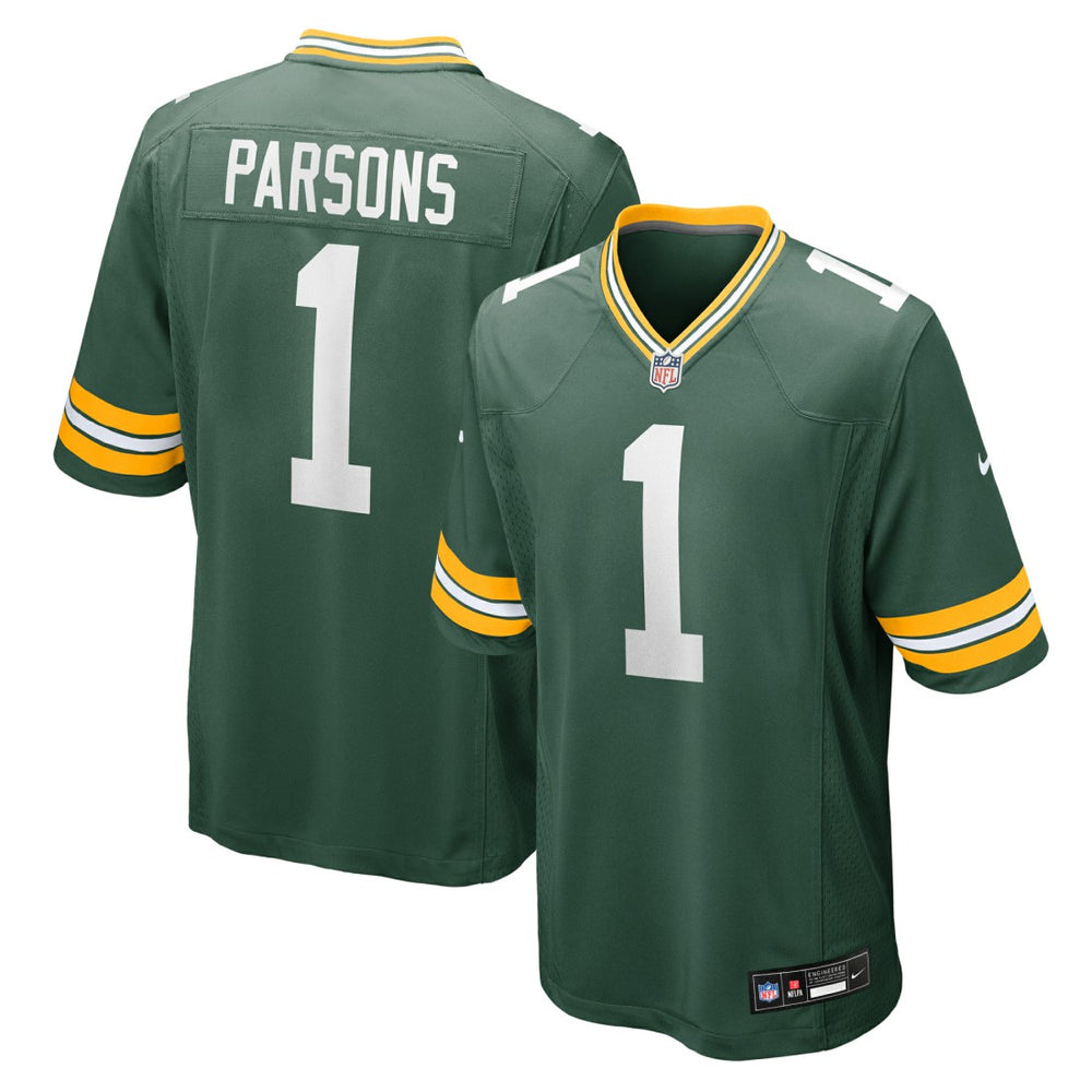 NFL Micah Parsons Green Bay Packers Game Player Jersey - Green
