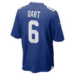 NFL Jaxson Dart New York Giants 2025 NFL Draft First Round Pick Game Jersey - Royal