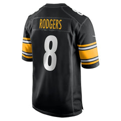 NFL Aaron Rodgers Pittsburgh Steelers Game Jersey - Black
