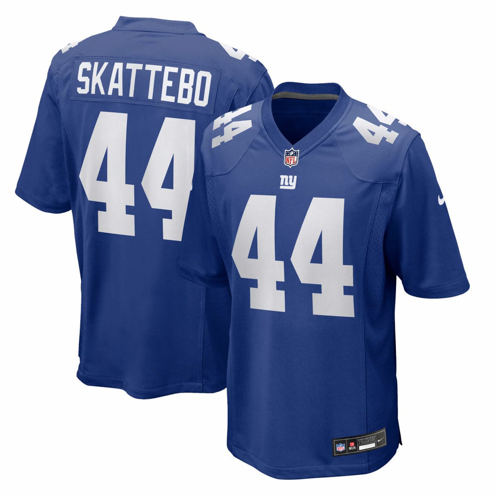 NFL Cam Skattebo New York Giants Team Game Player Jersey - Royal