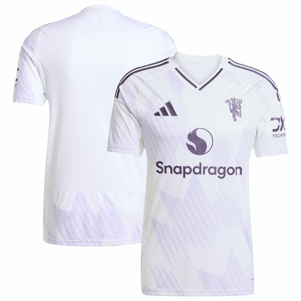 Manchester United 2025/26 Away Replica Jersey White