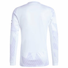 Manchester United 2025/26 Away Replica Long Sleeve Jersey White