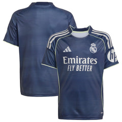 Real Madrid Youth 2025/26 Away Replica Jersey Blue
