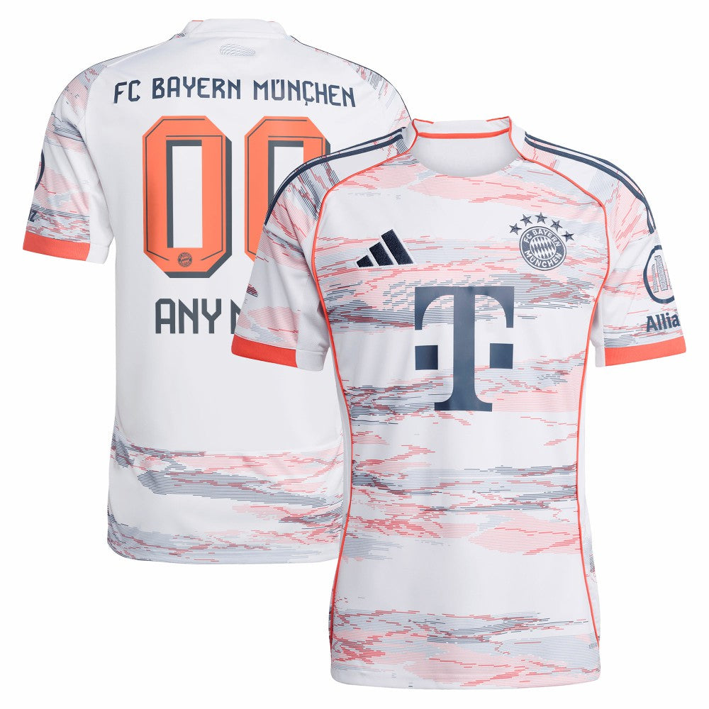 Bayern Munich 2025/26 Away Replica Custom Jersey White