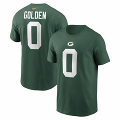 Green Bay Packers 2025 NFL Draft First Round Pick No. 23 Name & Number T-Shirt Green