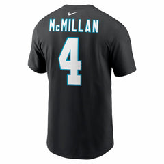 Tetairoa McMillan Carolina Panthers Name & Number T-Shirt Black