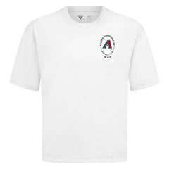 Arizona Diamondbacks Levelwear Signet Oversized Luxe Signature Knit T-Shirt - White T-shirts