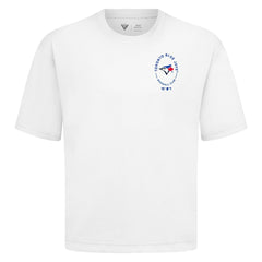 Toronto Blue Jays Levelwear Signet Oversized Luxe Signature Knit T-Shirt - White T-shirts