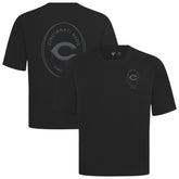 Cincinnati Reds Levelwear Register Oversized Luxe Signature Knit T-Shirt - Black T-shirts