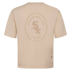 Chicago White Sox Levelwear Register Oversized Luxe Signature Knit T-Shirt - Khaki T-shirts
