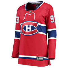 NHL Ivan Demidov Montreal Canadiens Fanatics Women's Home Breakaway Player Jersey - Red