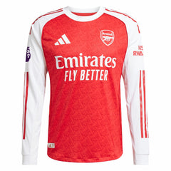 Arsenal 2025/26 Home Long Sleeve Jersey Red