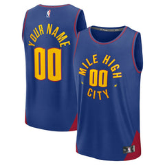 NBA Denver Nuggets Youth Fast Break Custom Replica Jersey sale - Blue sale - Statement Edition