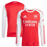 Arsenal 2025/26 Home Replica Long Sleeve Jersey Red sale