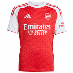 Arsenal Youth 2025/26 Home Replica Jersey Red