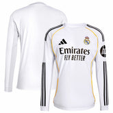 Real Madrid 2025/26 Home Replica Long Sleeve Jersey White shop