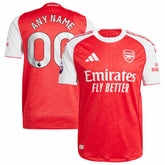 Arsenal 2025/26 Home Custom Jersey Red