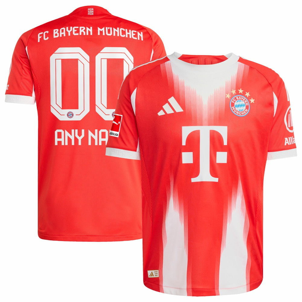 Bayern Munich 2025/26 Home Custom Jersey Red shop