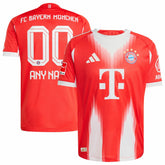 Bayern Munich 2025/26 Home Custom Jersey Red shop