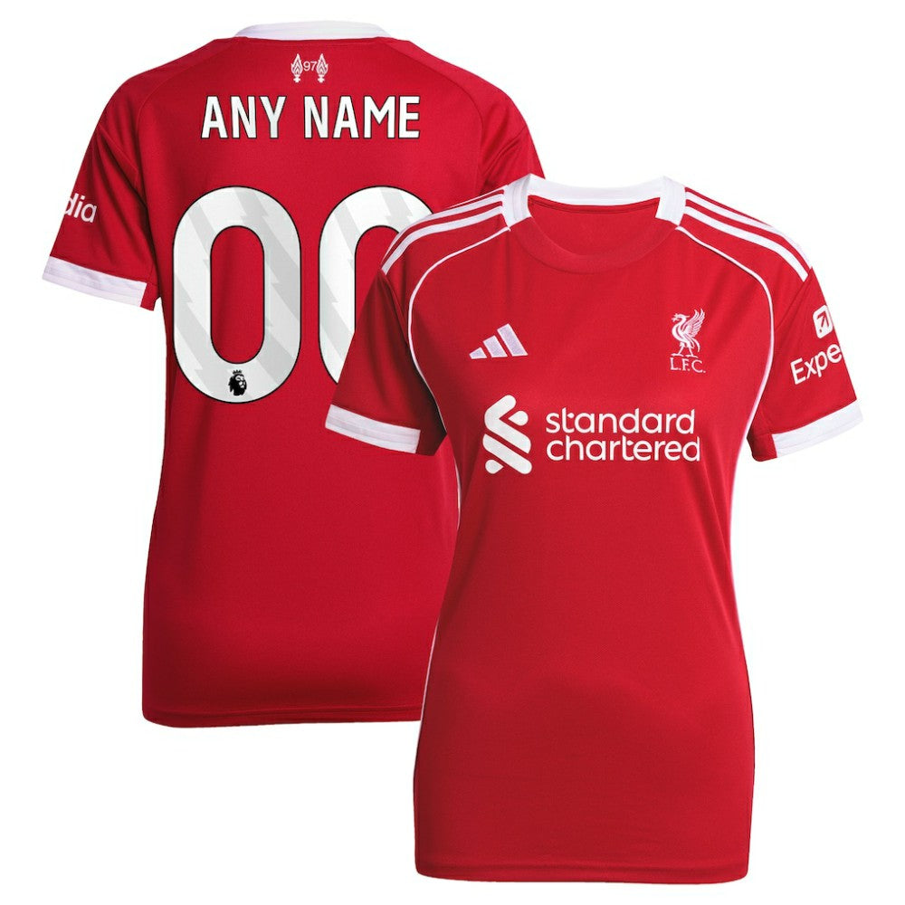Liverpool Women's 2025/26 Home Custom Replica Jersey Red