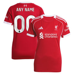 Liverpool Women's 2025/26 Home Custom Replica Jersey Red