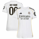 Real Madrid Women's 2025/26 Home Replica Custom Jersey White sale