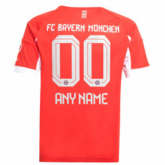 Bayern Munich Youth 2025/26 Home Replica Custom Jersey Red sale