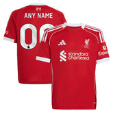 Liverpool Youth 2025/26 Home Custom Replica Jersey Red shop
