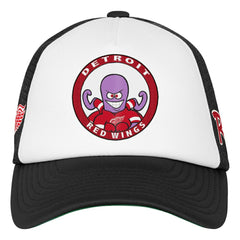 NHL Detroit Red Wings Mitchell & Ness Youth Mascot Adjustable Trucker Hat - White