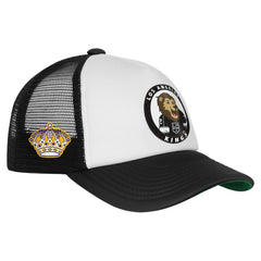 NHL Los Angeles Kings Mitchell & Ness Youth Mascot Adjustable Trucker Hat - White