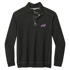 Buffalo Bills Big & Tall Montego Bay Half-Zip Pullover Black
