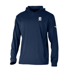 Detroit Tigers Columbia Long Drive Pullover Hoodie - Navy Hoodies