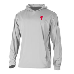 Philadelphia Phillies Columbia Long Drive Pullover Hoodie - Gray Hoodies