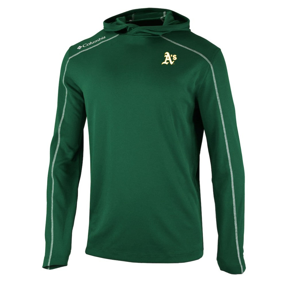 Athletics Columbia Omni-Wick Shotgun Pullover Hoodie - Green Hoodies