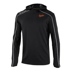 Baltimore Orioles Columbia Omni-Wick Shotgun Pullover Hoodie - Black Hoodies