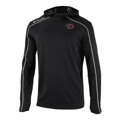 Arizona Diamondbacks Columbia Omni-Wick Shotgun Pullover Hoodie - Black Hoodies